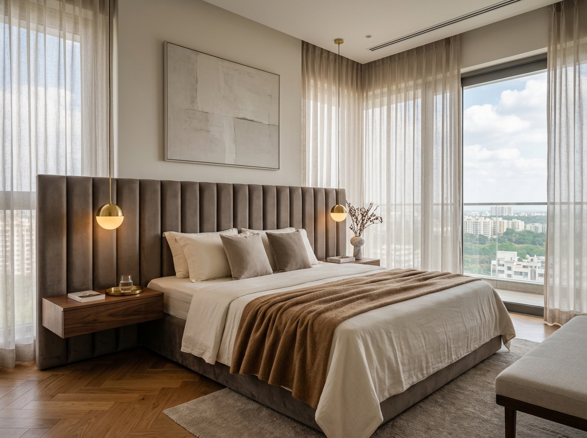 Bedroom interior design by ALVEQUE INTERIORS